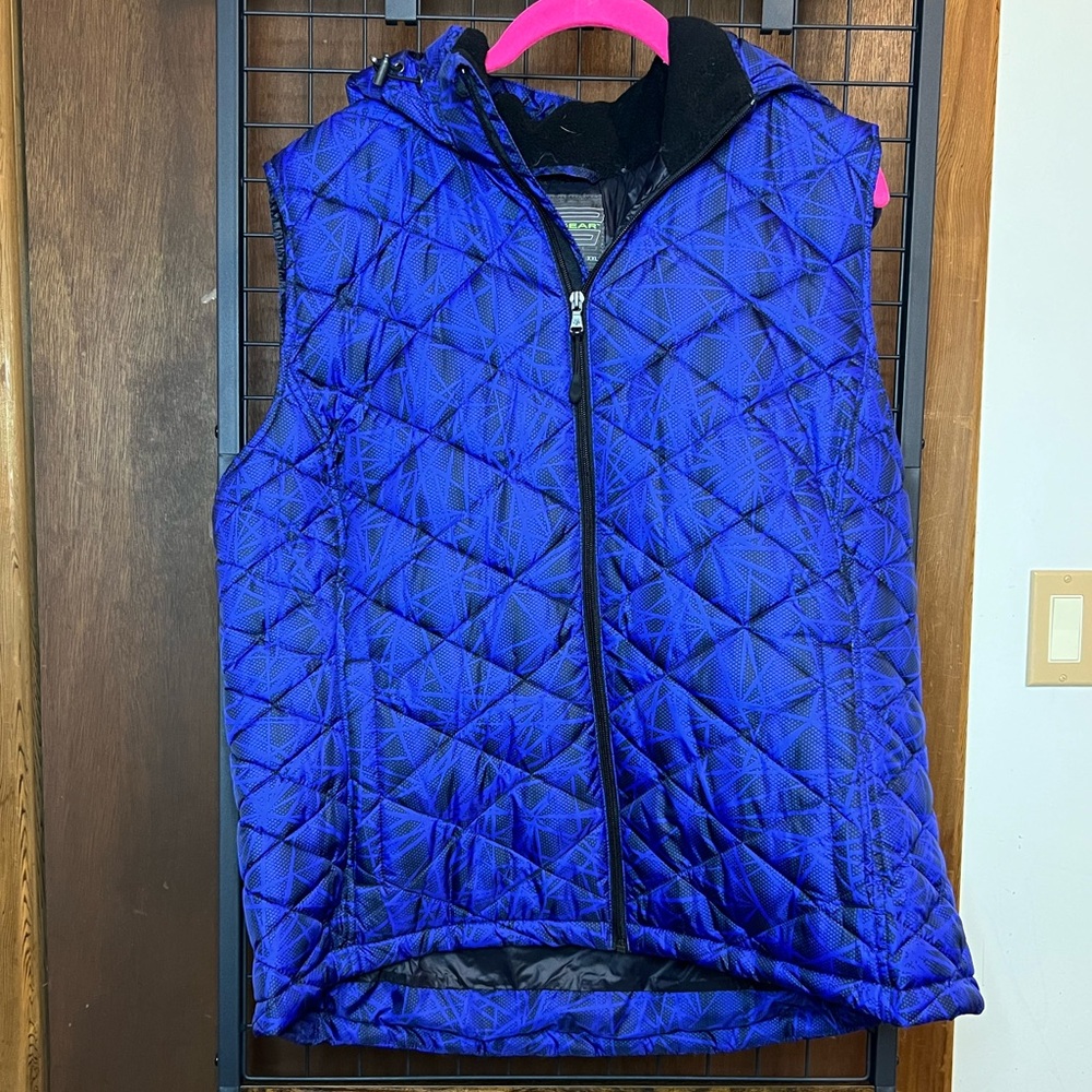 Electric Blue Quilted Women's Vest